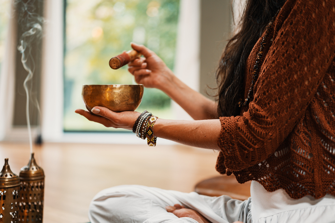 Tibetan singing bowl